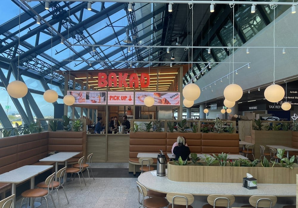A new café called Bakað has opened at Keflavik Airport. 
